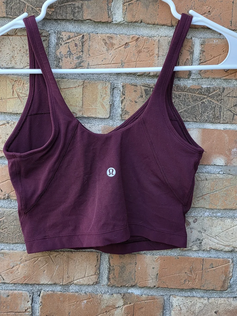 lululemon athletica Women's Crop Top - Burgundy